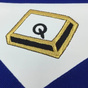 14th Degree Scottish Rite Apron - Blue Machine Embroidery