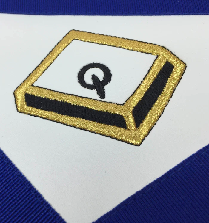 14th Degree Scottish Rite Apron – Blue Machine Embroidery