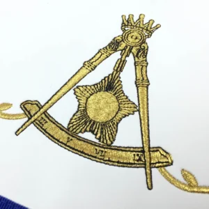 14th Degree Scottish Rite Apron - Blue Machine Embroidery