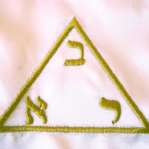 8th Degree Scottish Rite Apron - White with Green Borders