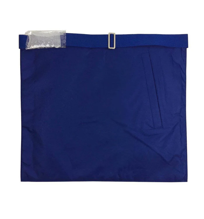 Blue Lodge Apron – Basic White & Royal Blue