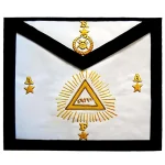 25th Degree Scottish Rite Apron - Gold Embroidery Knight Brazen Serpent