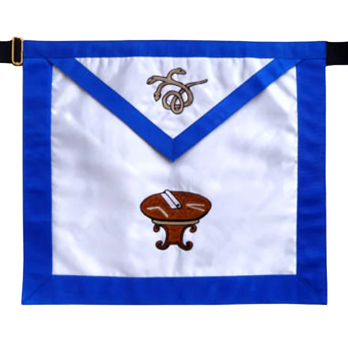 22nd Degree Scottish Rite Apron – White & Blue Knight Royal Axe