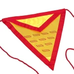 17th Degree Scottish Rite Apron - Yellow Red Borders Triangular Knight