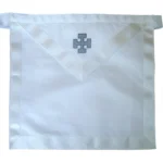 31st Degree Scottish Rite Apron - All White with Logo