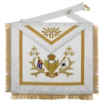 33rd Degree Scottish Rite Apron - Hand Embroidery Gold Bullion