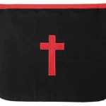 18th Degree Scottish Rite Apron - White & Red Satin