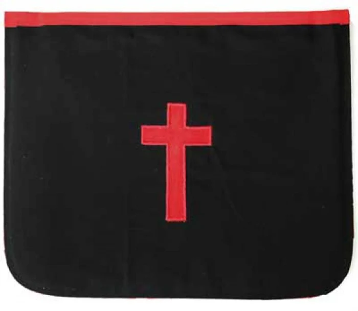 18th Degree Scottish Rite Apron – White & Red Satin