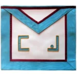 Master Mason Memphis Misraim French Regulation Apron | Maron Lining