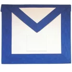 12th Degree Memphis Misraim Apron - White Royal Blue French Regulation