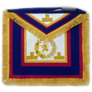 Senior Deacon Mark English Regulation Apron - Hermes Emblem