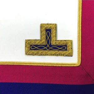 Provincial Mark English Regulation Apron - Pink & Blue