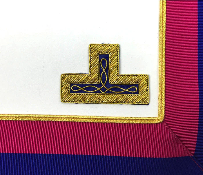 01522Provincial Mark English Regulation Apron – Pink & Blue