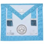 Worshipful Master Craft English Regulation Apron - Turquoise Moire