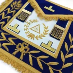 Grand Master Craft English Regulation Apron - Royal Blue