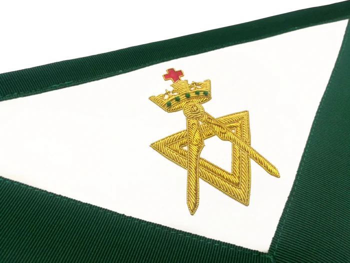 Member Allied Masonic Degrees Apron – Green Velvet