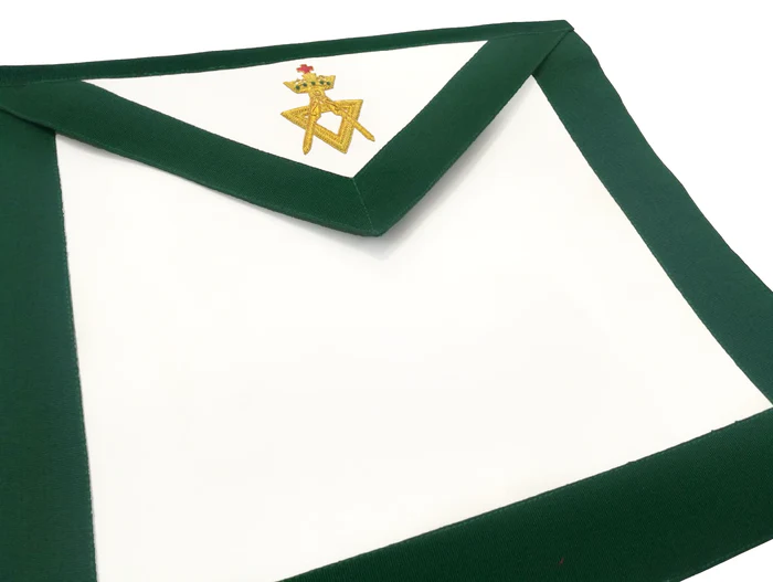 Member Allied Masonic Degrees Apron – Green Velvet