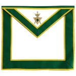 Allied Masonic Degrees Past Sovereign Master Apron - Green Velvet