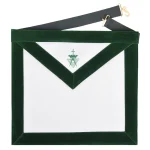 Member Allied Masonic Degrees Apron - Dark Green Velvet Border