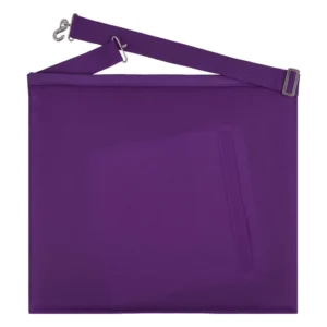 Superintendent Allied Masonic Degrees Apron - Purple Grosgrain Ribbon