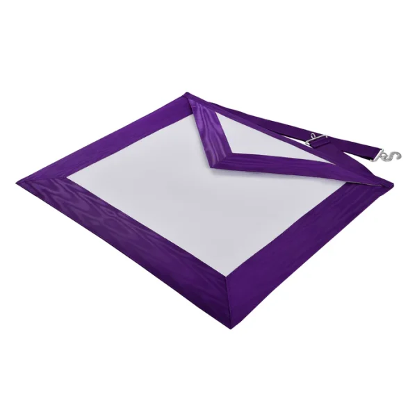 Superintendent Allied Masonic Degrees Apron - Purple Ribbon