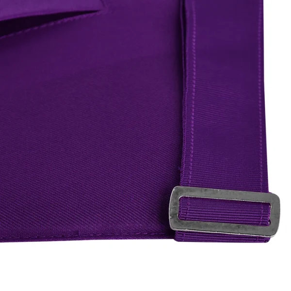 Superintendent Allied Masonic Degrees Apron - Purple Ribbon