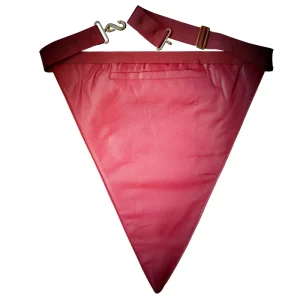 Royal & Select Masters Officer's & Past Master's Apron - Maroon