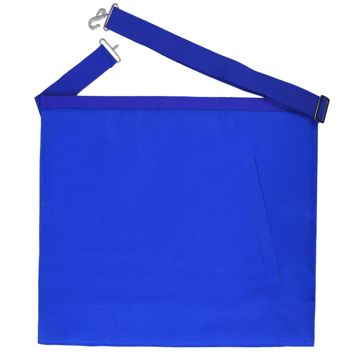 Senior Deacon Blue Lodge Officer Apron – Royal Blue