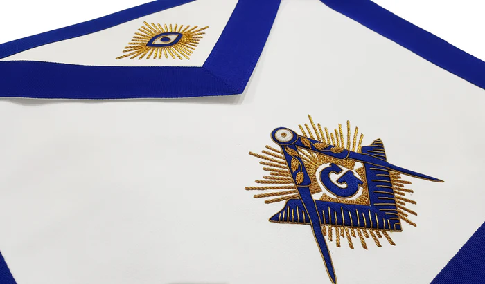 Master Mason Blue Lodge Apron – Royal Blue Square & Compass G