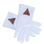 Royal Select Masters English Regulation Gloves 3 Pairs - White Cotton Triangle