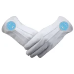 Masonic High-Quality White Gloves | Pure White Genuine Cotton