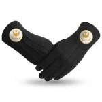 Order of the Golden Circle PHA Gloves 2 pairs - Black Cotton with Gold Emblem