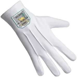 Queen Of The South Gloves - Pure White Cotton
