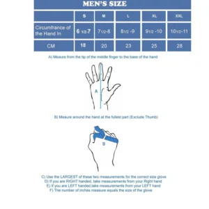 Glove Size Chart