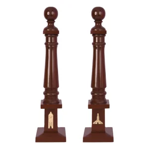 Masonic Column - Senior & Junior Warden Gold Plated Emblems Pair