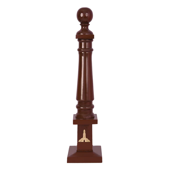 Masonic Column – Senior & Junior Warden Gold Plated Emblems Front 2