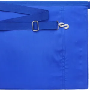 Master Mason Blue Lodge Apron - Royal Blue Radiant Square & Compass G