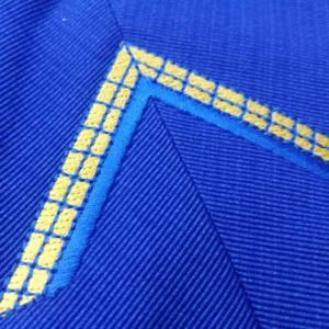 Worshipful Master Blue Lodge Collar - Royal Blue - Image 3