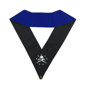 Senior Warden Blue Lodge Collar - Royal Blue