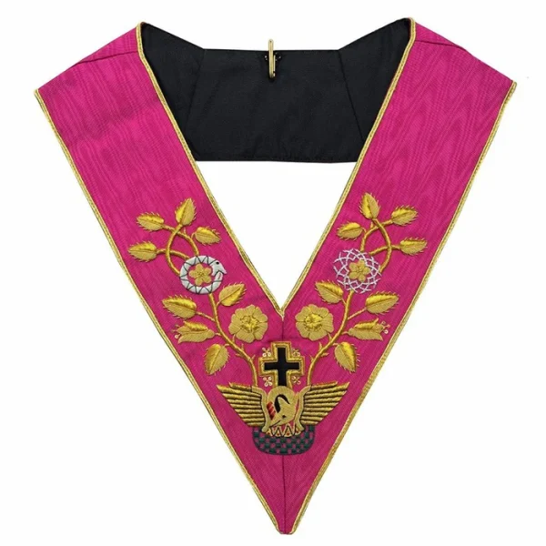 18th Degree Scottish Rite Collar - Pink Moire