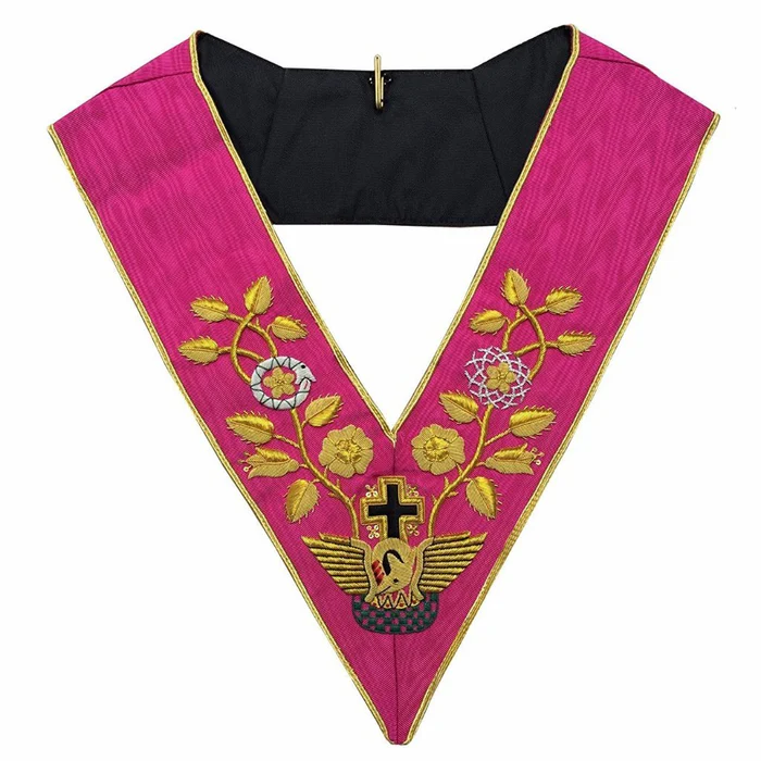 18th Degree Scottish Rite Collar – Pink Moire