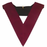Scottish Rite 13th Degree Collar - Plain Crimson Velvet Royal Arch