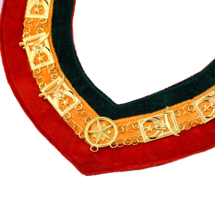 Shriners Chain Collar – Tricolor Backing