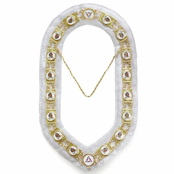 LOCOP PHA Chain Collar - Gold Plated on White Velvet