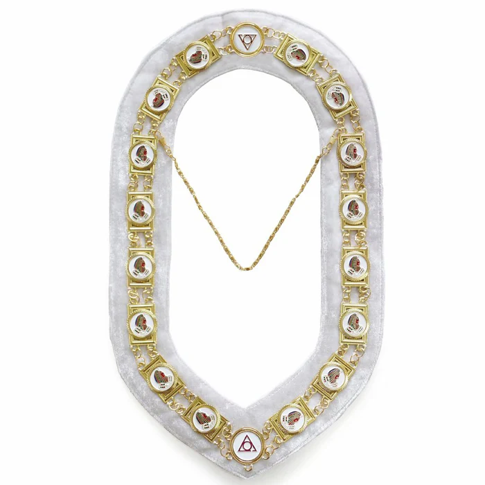 LOCOP PHA Chain Collar – Gold Plated on White Velvet