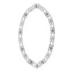 Order of Malta Chain Collar - Silver Plated Ceremonial Officer