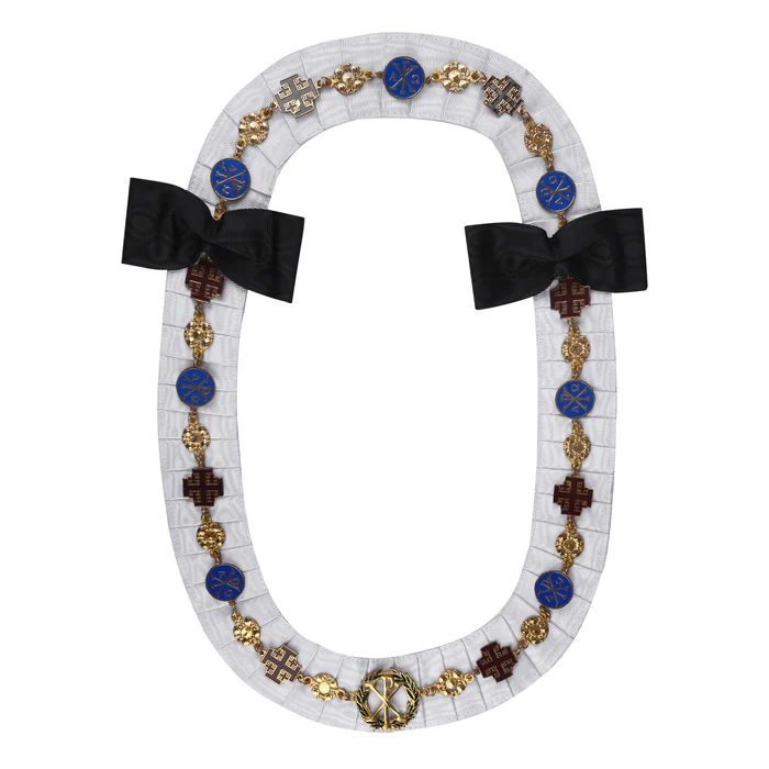 Knight Commander Red Cross of Constantine Chain Collar – Gold Plated Jewels