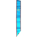 Master Mason Scottish Rite Sash | Turquoise Moire Masonic Regalia