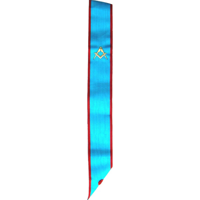 Master Mason Scottish Rite Sash – Turquoise Moire