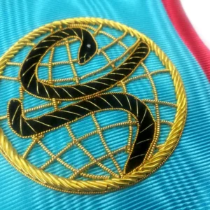 Master Mason Scottish Rite Sash - 3 Stars Bullion Embroidery